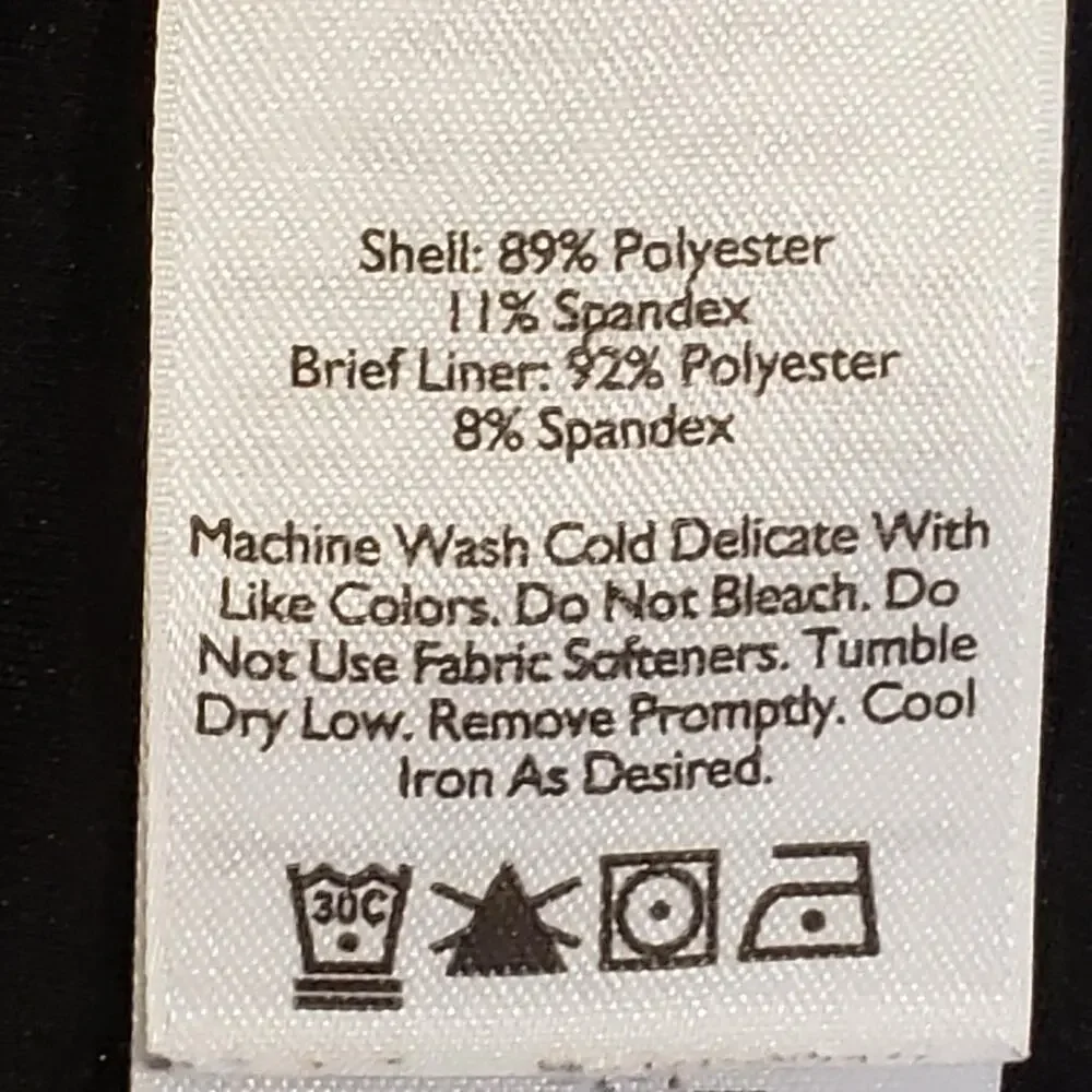 Eddie Bauer Black Skort Mini Skirt Activewear Outdoor Golf Stretch Size 14